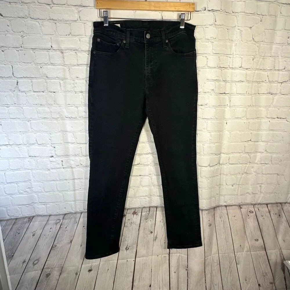 Levi’s 511 Jeans Mens 32 Black Slim Fit Denim Premium San Francisco Stretch